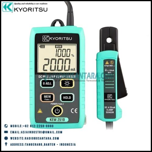 Kyoritsu KEW 2510 DC Milliamp Clamp Logger