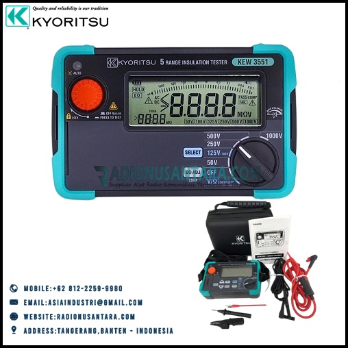 Kyoritsu KEW 3551 Digital Insulation/Continuity Tester