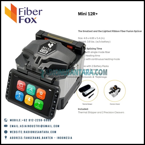 FiberFox MINI 12R+ Ribbon Alignment Splicer