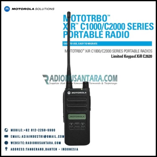 Motorola MOTOTRBO™ XiR C2620 Limited Keypad Portable Radio