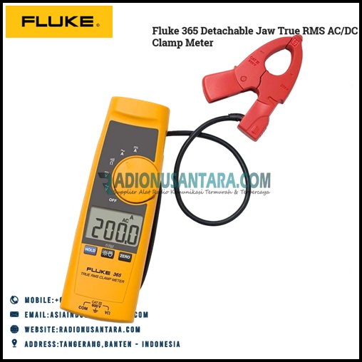 Fluke 365 Detachable Jaw True RMS AC/DC Clamp Meter