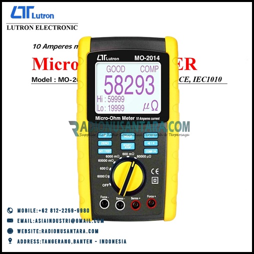 LUTRON MO-2014 Micro-OHM Meter