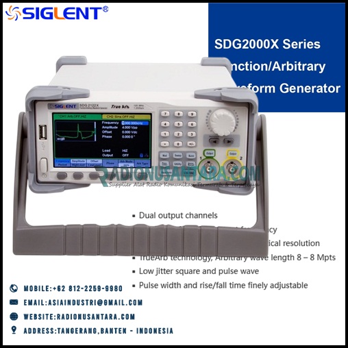 Siglent SDG2000X Series Function/Arbitrary Waveform Generators
