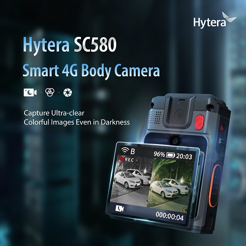 Hytera SC580 Smart 4G Body Camera