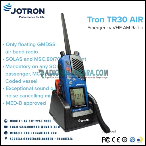 JOTRON TRON TR30 AIR Emergency VHF AM Radio