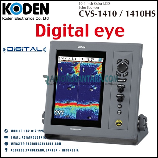 Koden CVS-1410 and CVS-1410HS Echo Sounder