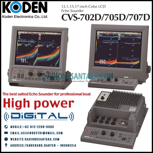 Koden CVS-702D/705D/707D Echo Sounder